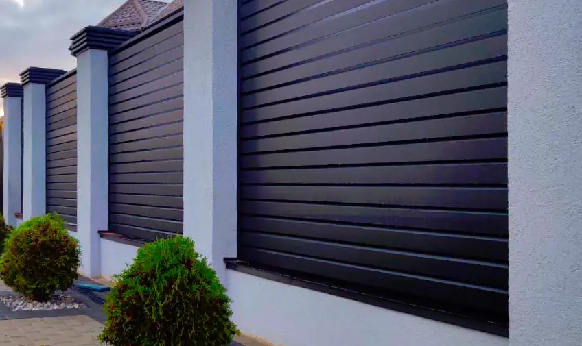 Заборы жалюзи, ранчо, двусторонний