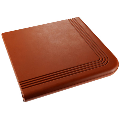 Ступень угловая Verona 340х340х20мм Терракотовый фото 3